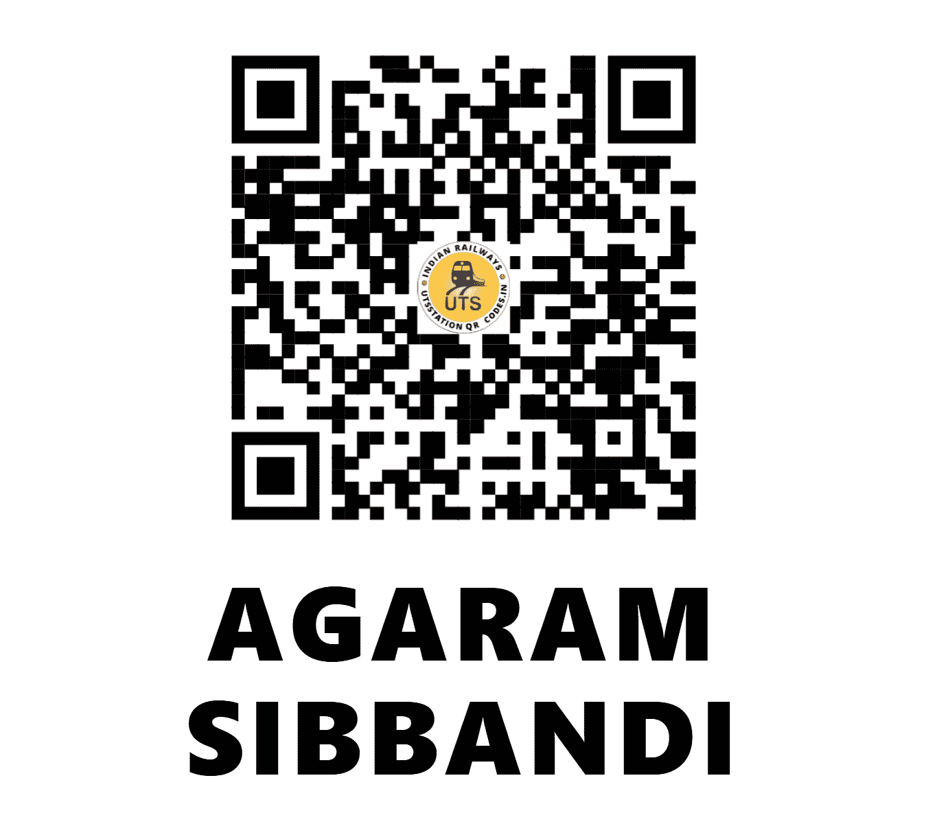 UTS QR Code for AGARAM SIBBANDI - AGM (SR - TAMIL NADU)